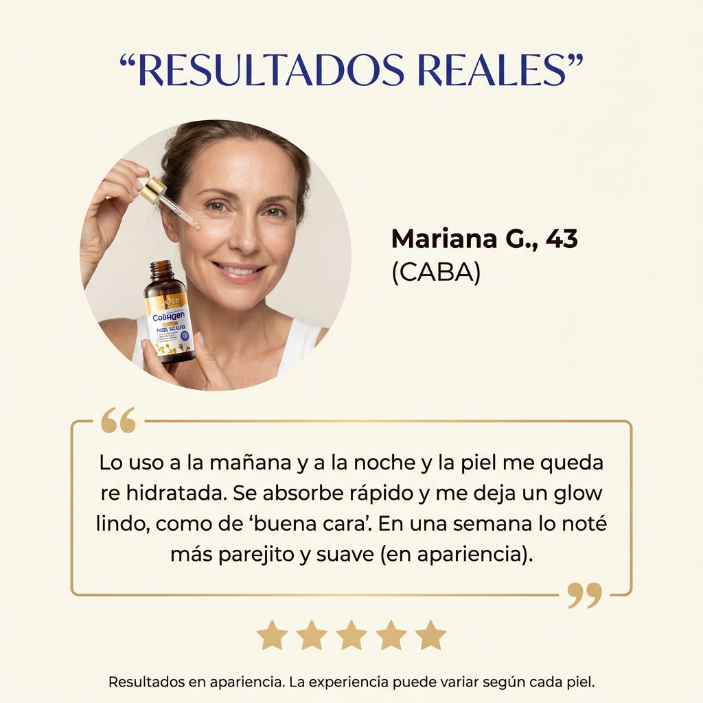 Serum de Colágeno Rejuvenecedor – Glow & Elasticidad 30ML
