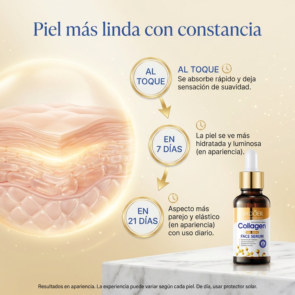 Serum de Colágeno Rejuvenecedor – Glow & Elasticidad 30ML